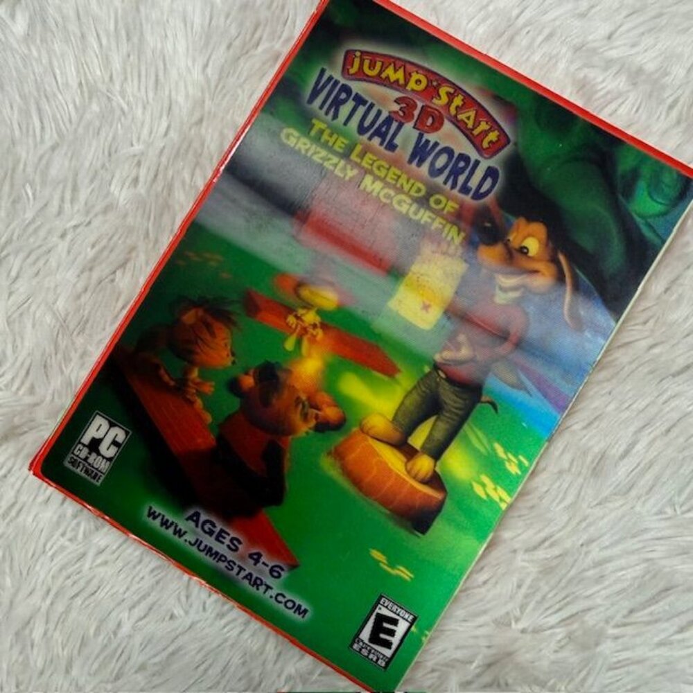 Jumpstart 3D Virtual World The Legend of Grizzly McGuffin PC CD-ROM Software